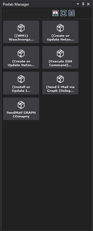 Prefabs (Reusable Task Groups)