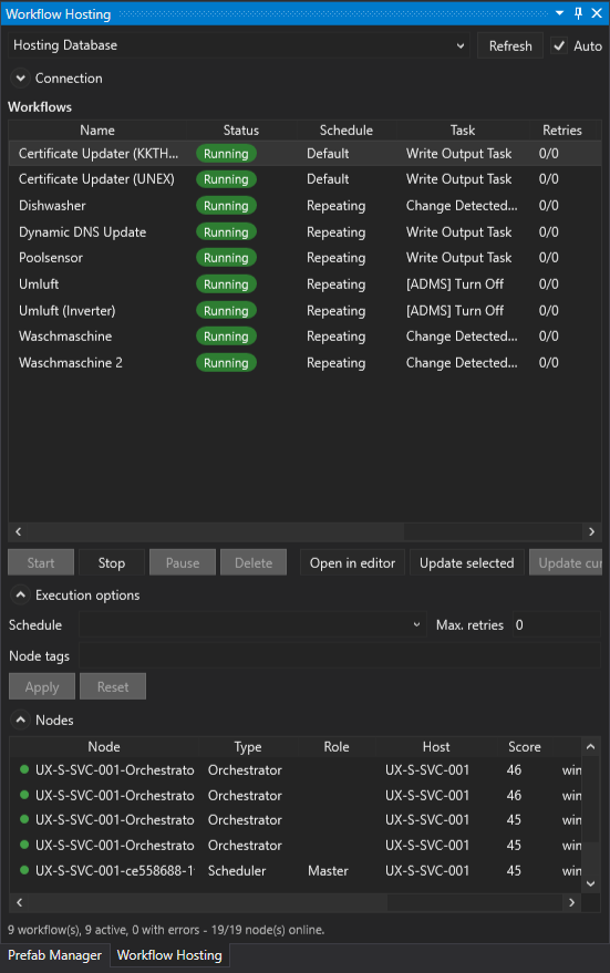 Workflow Hosting